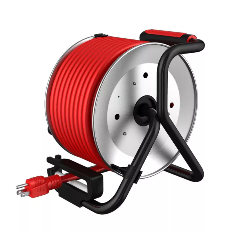 4 Outlet Reel Kabel Logam 50ft