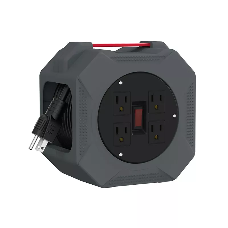 4 Outlet Reel Kabel Plastik 30ft