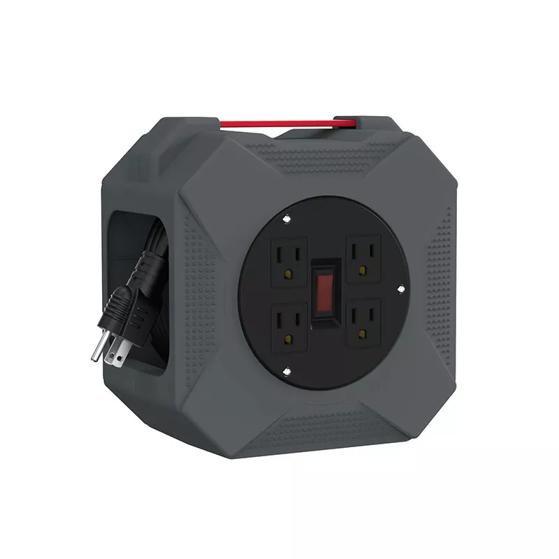 4 Outlet Reel Kabel Plastik 45ft