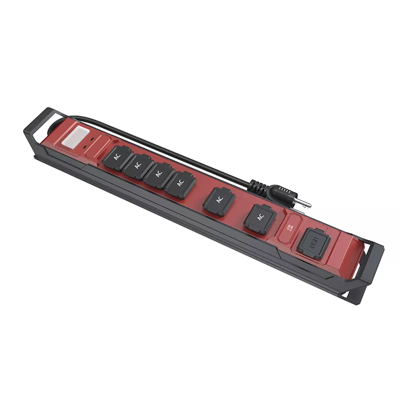 6 Outlet Waterproof USB 3.4a Power Strip