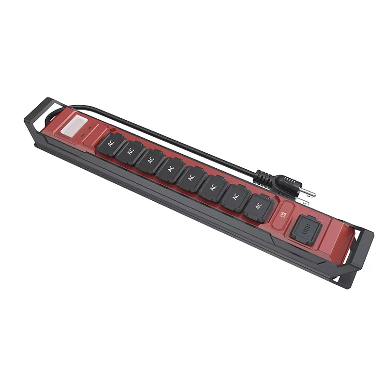 8 Outlet Waterproof USB Power Strip